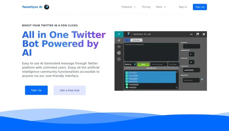 TweetSync AI screenshot