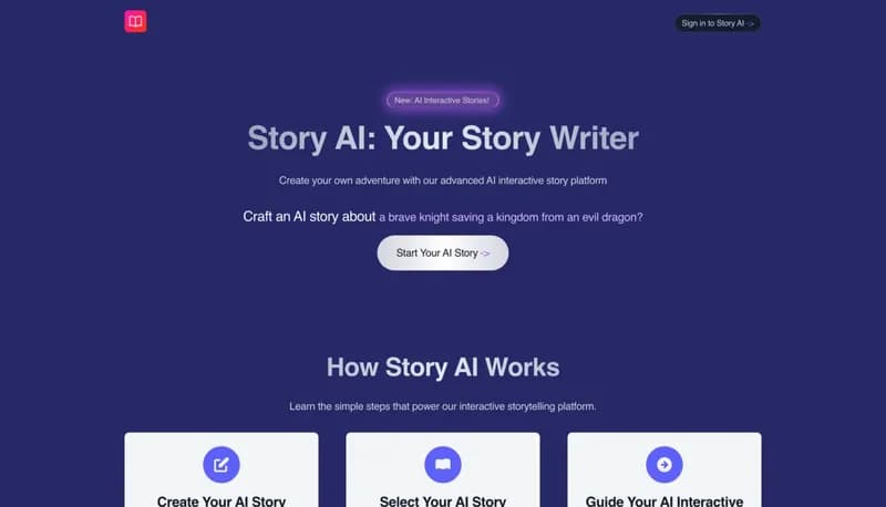 Story AI screenshot