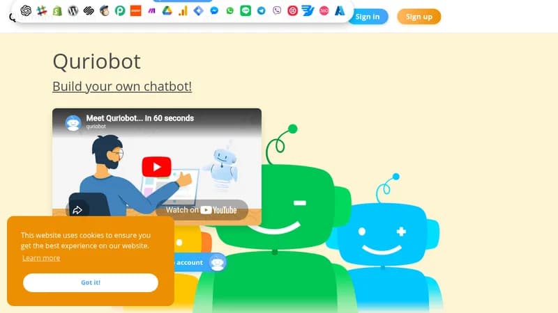 quriobot website