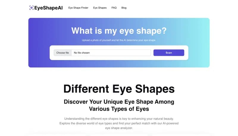 Eye Shape Analyzer screenshot