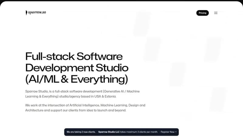 Sparrow Studio screenshot