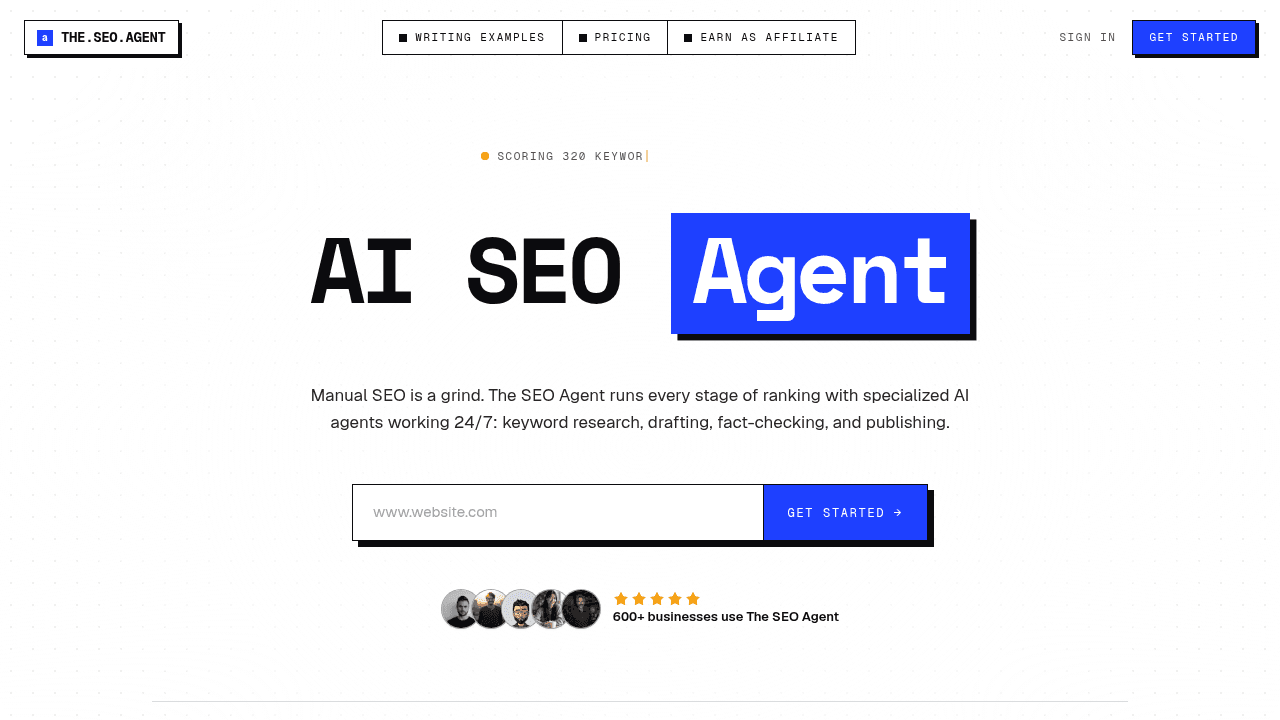 the seo agent website