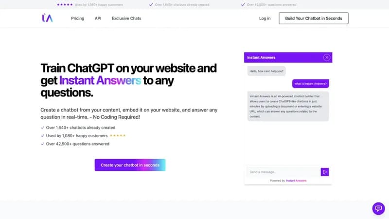 Instant Answers screenshot