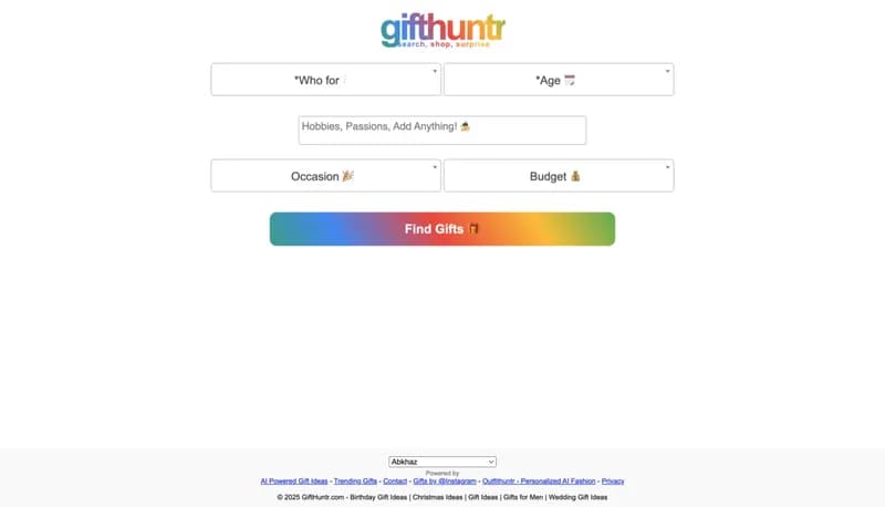 GiftHuntr screenshot