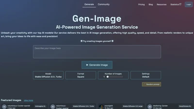 Gen-Image screenshot