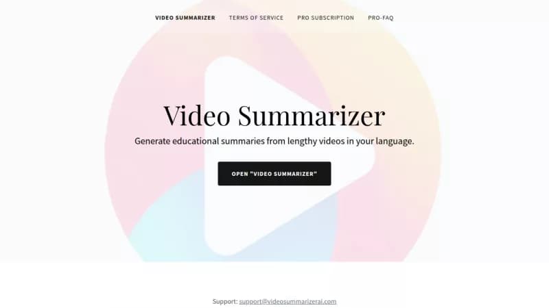 Video Summarizer AI screenshot