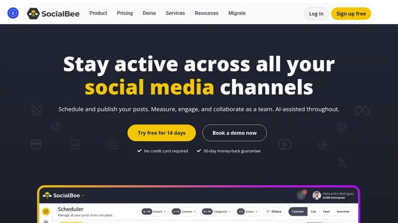 socialbee website