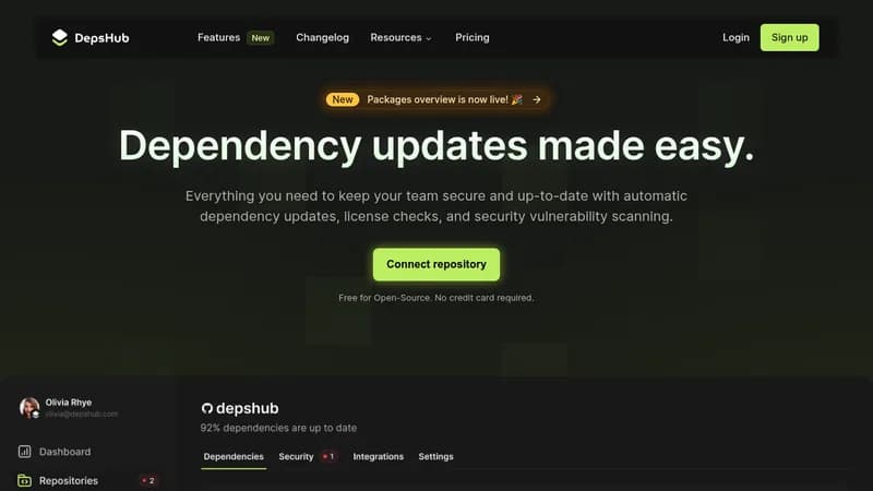 depshub website