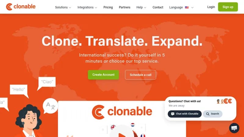 clonable website