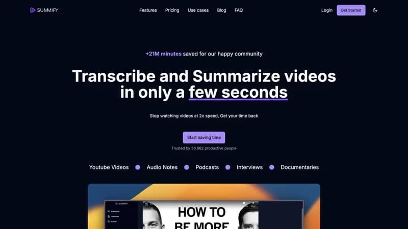 Summify.io screenshot
