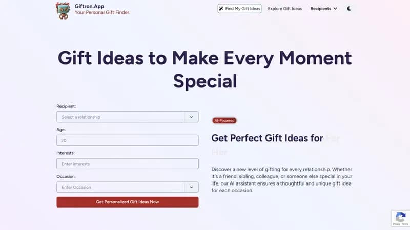 Giftron.App screenshot