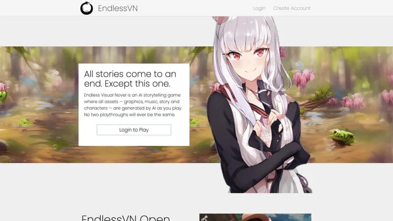 Endless Visual Novel screenshot