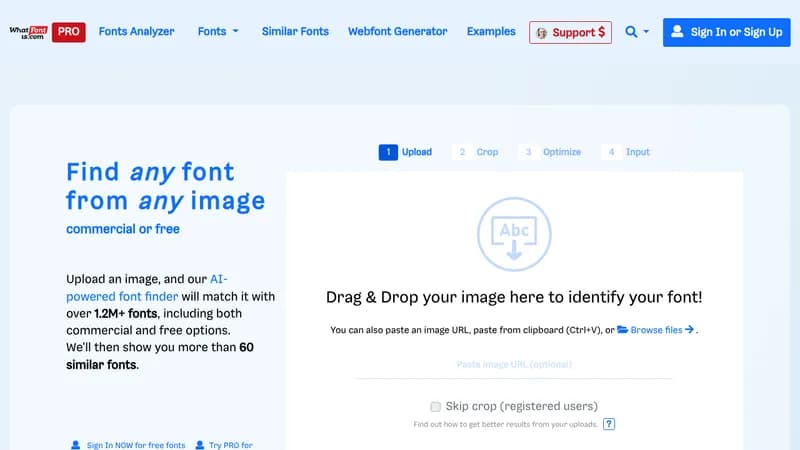 what font is website