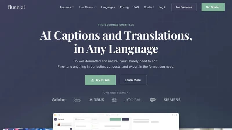 fluen ai website