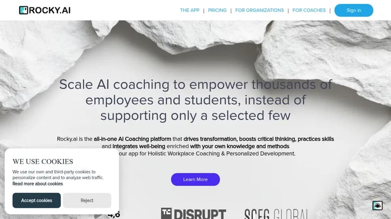 rocky.ai website