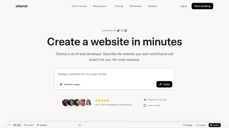 chariot website
