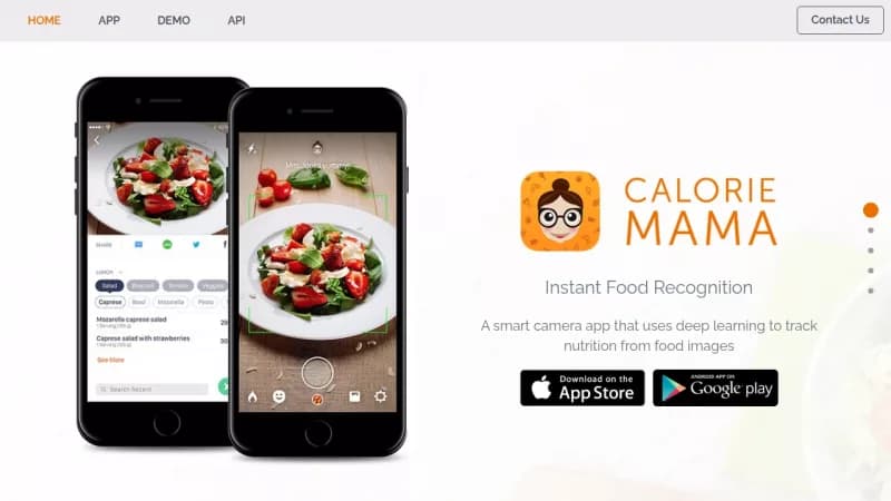 Calorie Mama Food AI screenshot