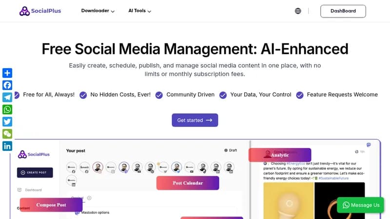 socialplus ai website