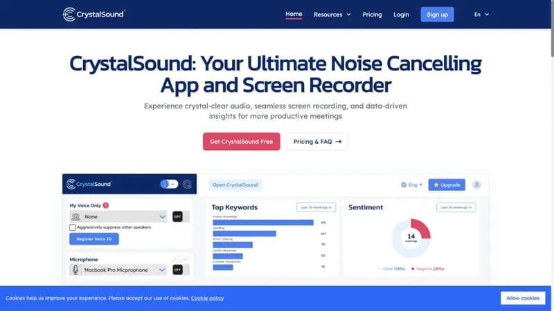 CrystalSound screenshot