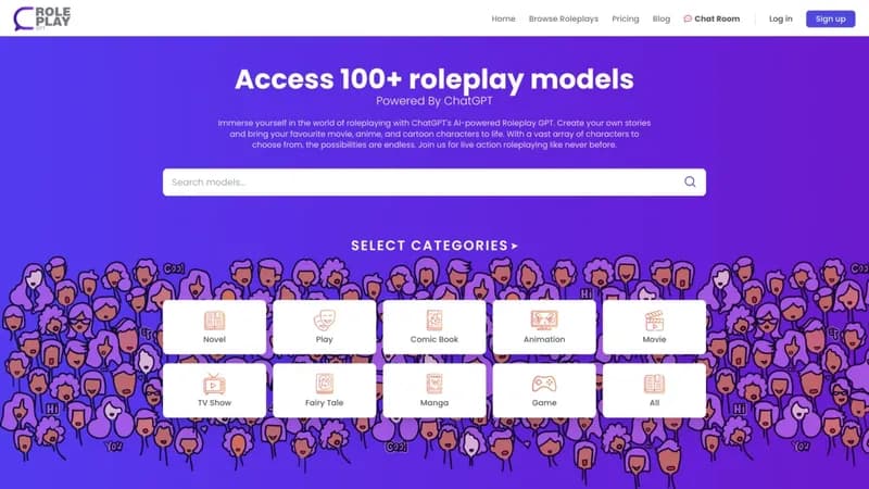 RoleplayGPT screenshot