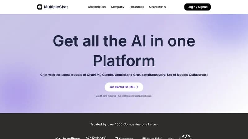 MultipleChat screenshot