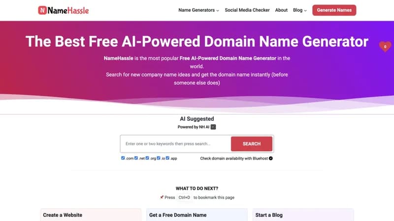 NameHassle screenshot