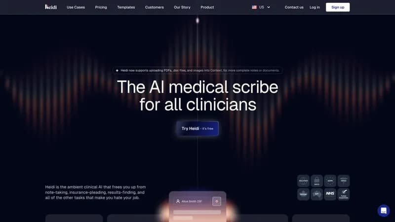 Heidi Health screenshot