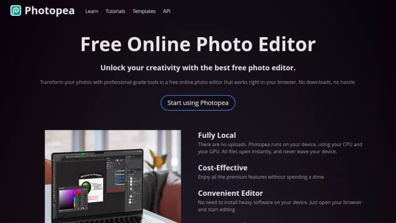 Photopea screenshot