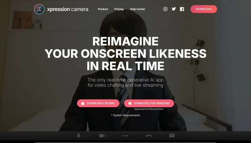xpression camera screenshot