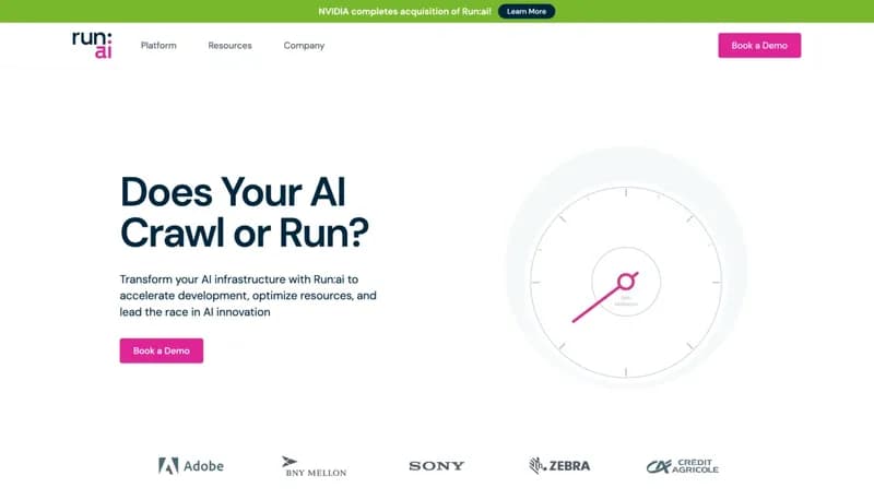 Run:ai screenshot
