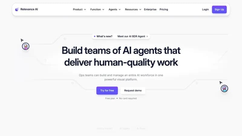 Relevance AI screenshot