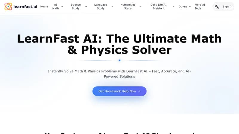 learnfast ai website