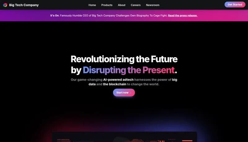 Big Tech Company screenshot
