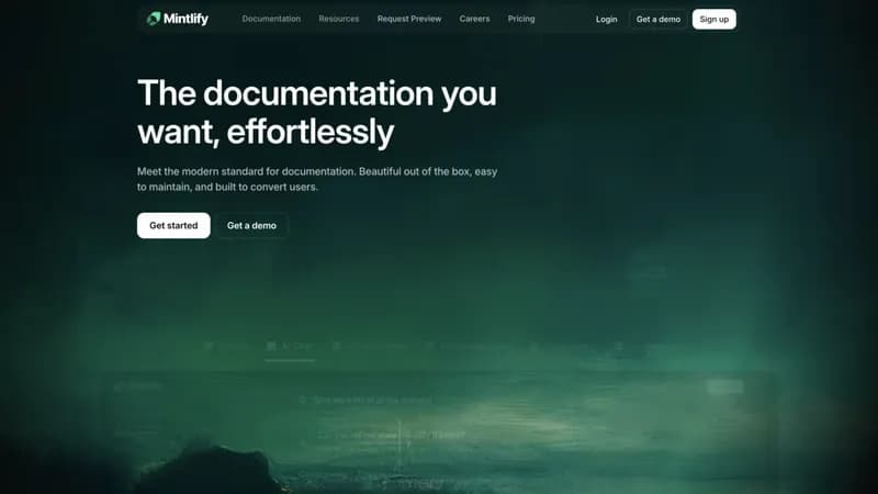 Mintlify screenshot
