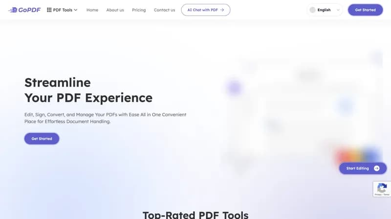 GoPDF screenshot