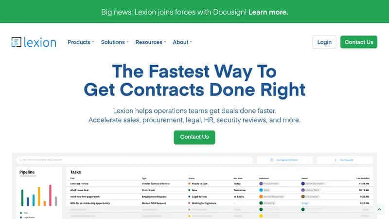 lexion website