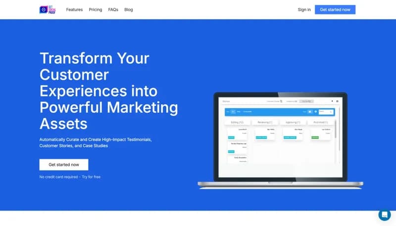 GetSocialProof.ai screenshot