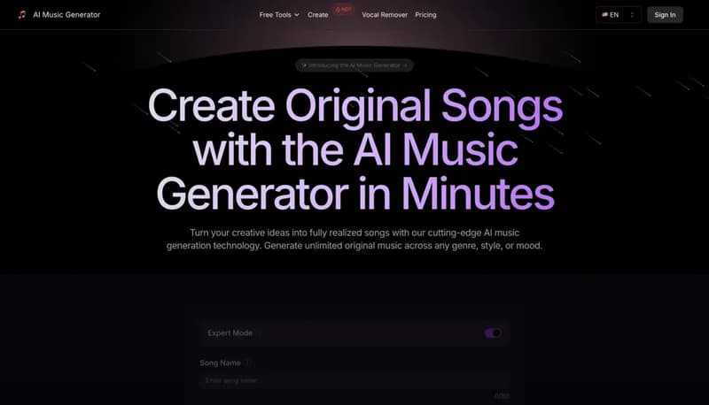 AI Music Generator screenshot