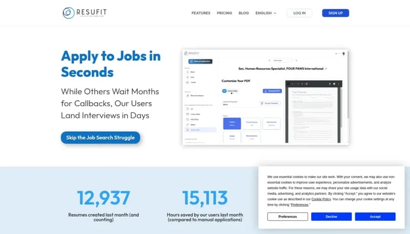 ResuFit screenshot