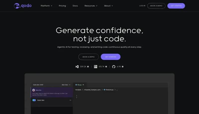 Qodo screenshot