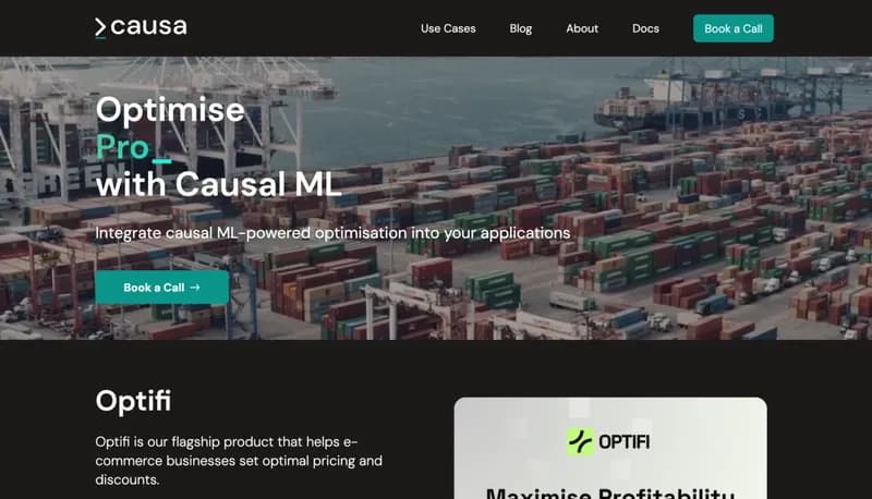 Causa | Causal ML Platform screenshot