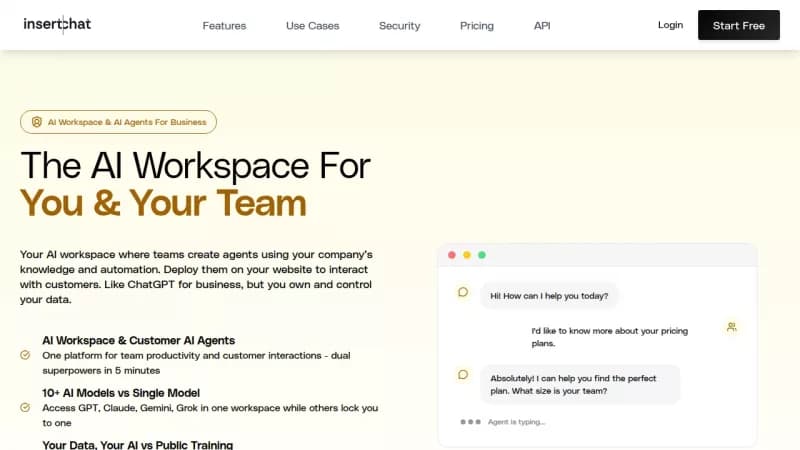 InsertChat screenshot