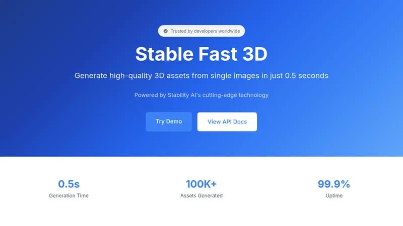 stable fast 3d website