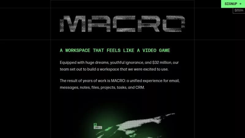 Macro screenshot