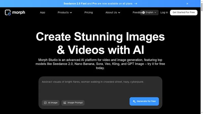 morph studio website
