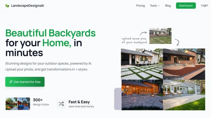 landscapedesignsai website