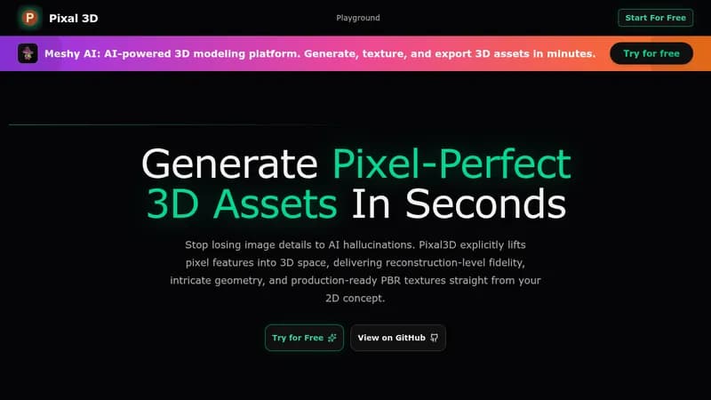 pixal 3d website