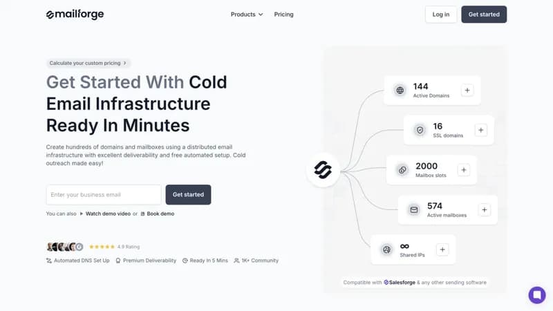 Mailforge screenshot