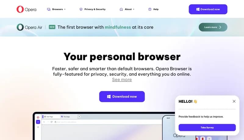 Opera Browser screenshot
