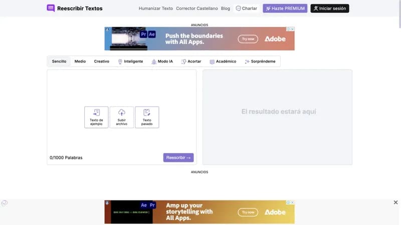 Reescribir Textos screenshot
